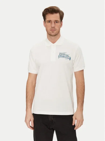 Lacoste Tricou polo Écru