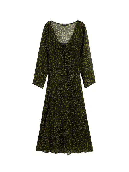 Desigual Rochie verde negru