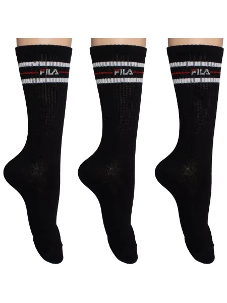 FILA Ponožky červená bílá černá
