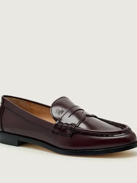 LAUREN RALPH LAUREN De piele pantofi loafer WYNNIE bordo