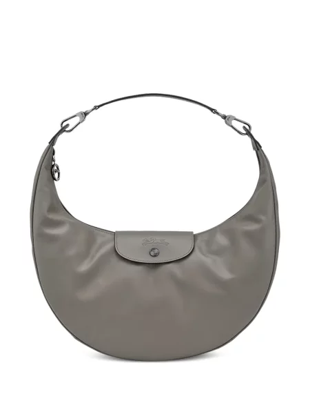 Top Longchamp din piele gri