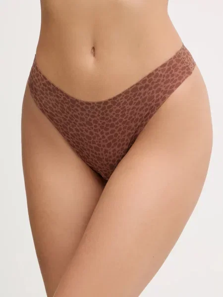 Chantelle Tanga hnědé