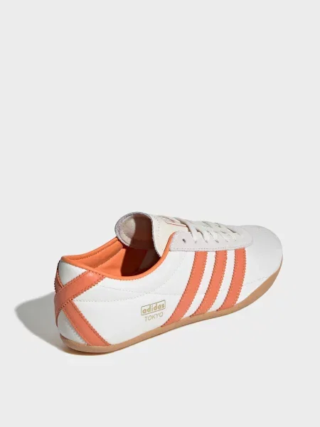 Кожаные повседневные кроссовки Adidas белые