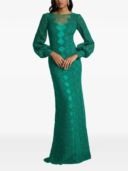 Rochie Tadashi Shoji din dantelă verde