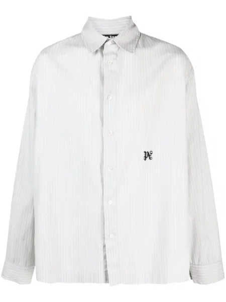 Košile Palm Angels s výšivkou černá