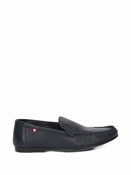 Pantofi loafer Bally din piele albastru