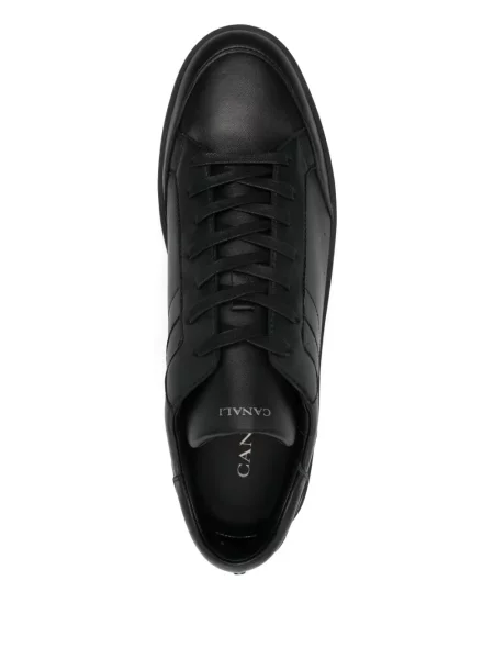 Sneakerși Canali din piele negru