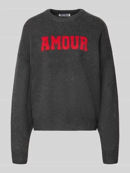 Sweter o kroju regular fit w dzianinowym wyglądzie Review