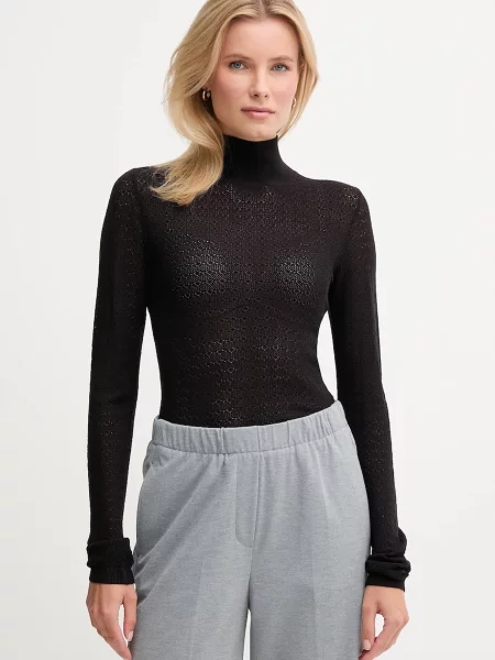 Joop! pulover light cu guler negru