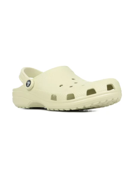 Klasické pantofle Crocs béžové