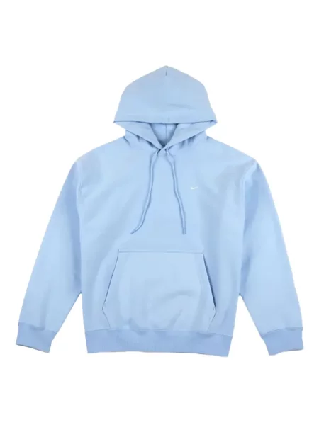 Șapcă Nike tricotate cu imagine cu decolteu rotund albastru