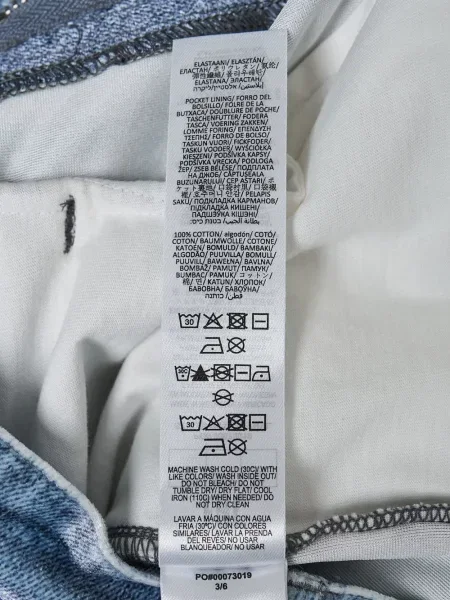 Blugi cu picior larg Rag & Bone albastru