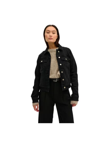 Kurtka jeansowa My Essential Wardrobe czarna