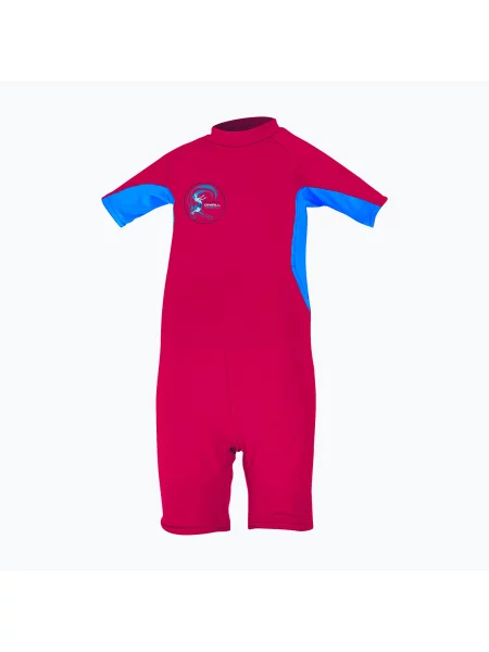 Costum UPF pentru copii O'Neill Infant O'Zone UV Spring watermelon / sky / white alb