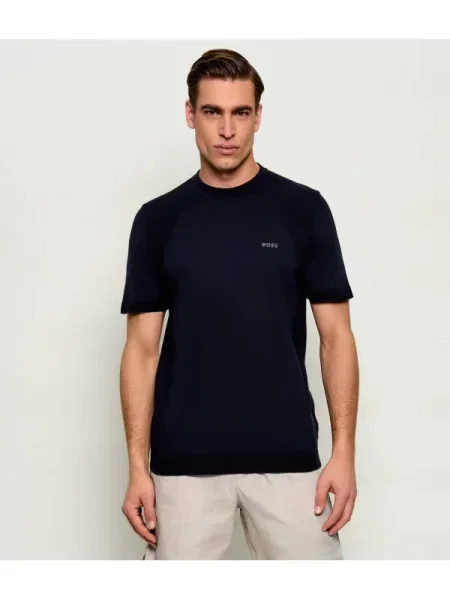 BOSS GREEN Pulover KN_Momentum-Lite TS verde