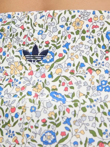 Шорты Adidas Originals с высокой посадкой белые