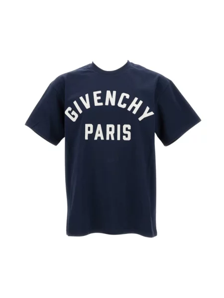 Koszulka Givenchy z logo niebieska