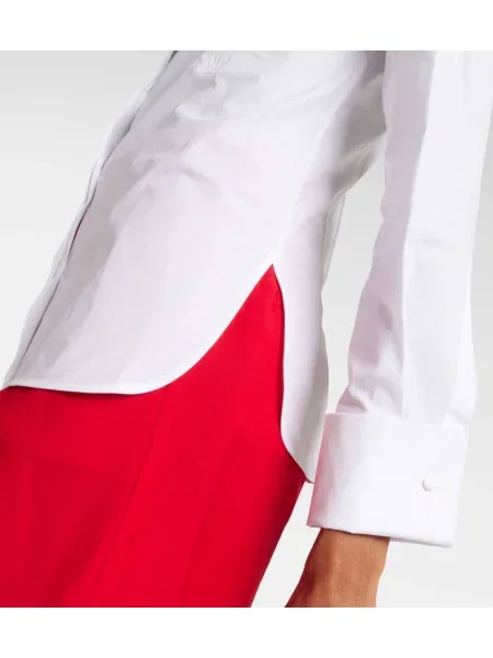 Cămașă Max Mara din poplin alb