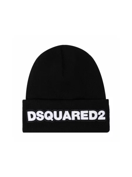 Czapka Dsquared2 z logo czarna