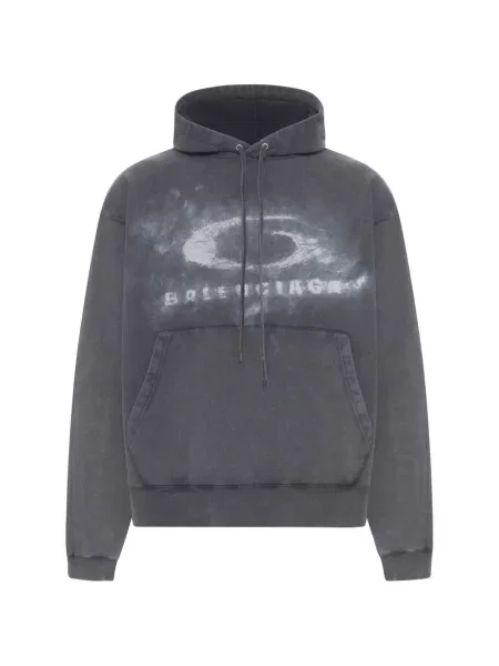 Hanorac cu glugă Balenciaga gri