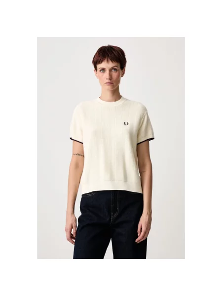 Sweter Fred Perry beżowy