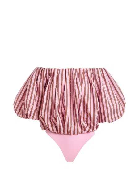 Bluză Essentiel Antwerp cu dungi roz