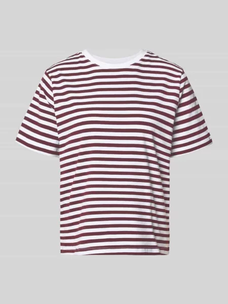 T-shirt z okrągłym dekoltem model NORA' Vila