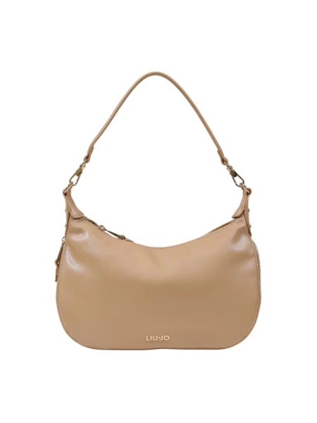 Torebka Liu Jo z odpinanym paskiem elegancka brązowa