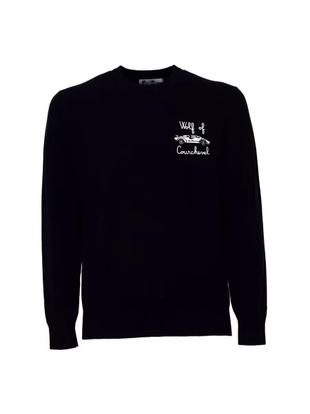 Sweter Mc2 Saint Barth wełniany niebieski