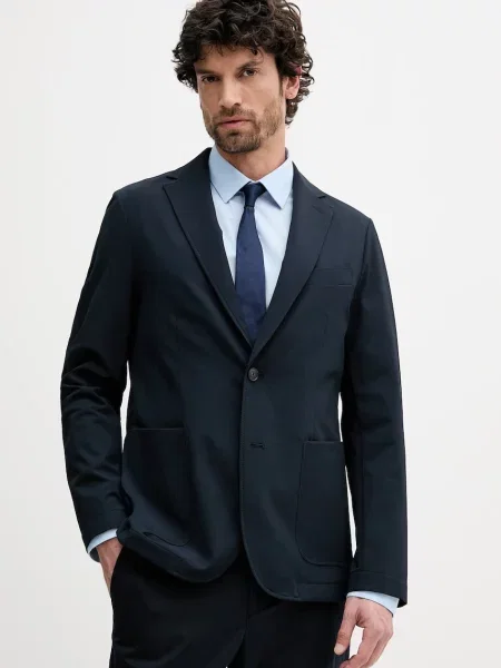 BOSS sacou bleumarin