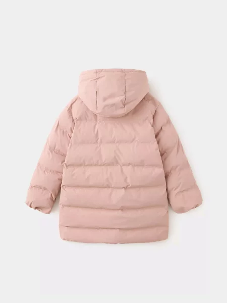 Дитяча Зимова куртка MANGO HELSINKI рожевий