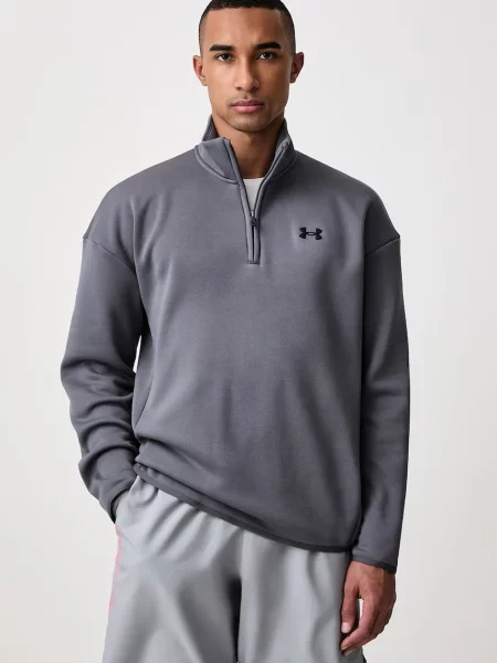 Under Armour hanorac de antrenament pentru bărbați Armour Fleece gri