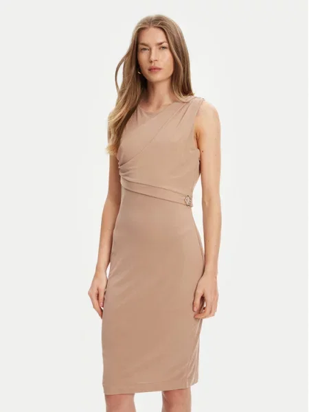 Vsakodnevna obleka Guess rjava