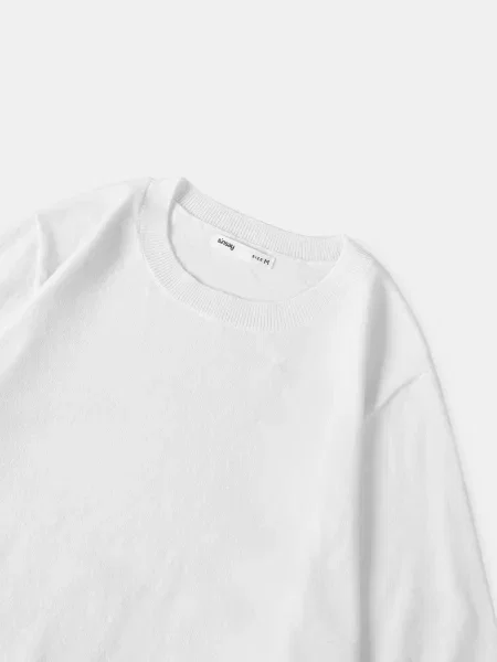 Джемпер з короткими рукавами білий