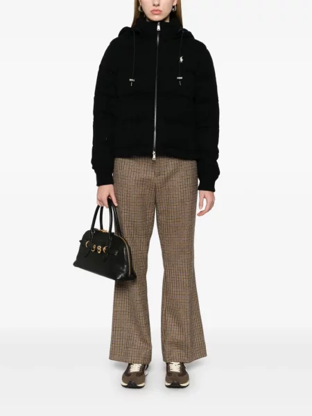 Φλοράλ κοστούμι μπλούζα Polo Ralph Lauren με σχέδιο μωβ