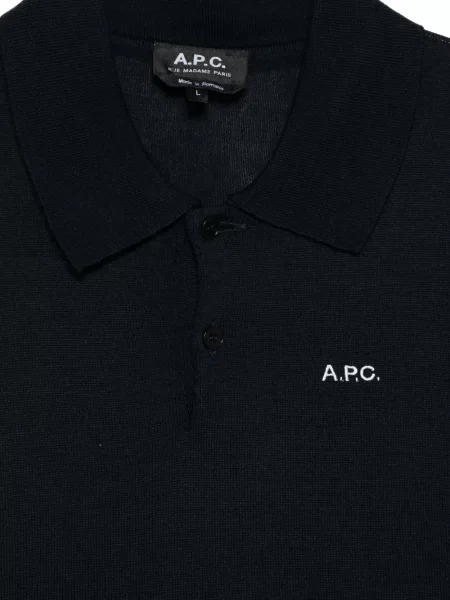 Polokošeľa A.p.c. modrá