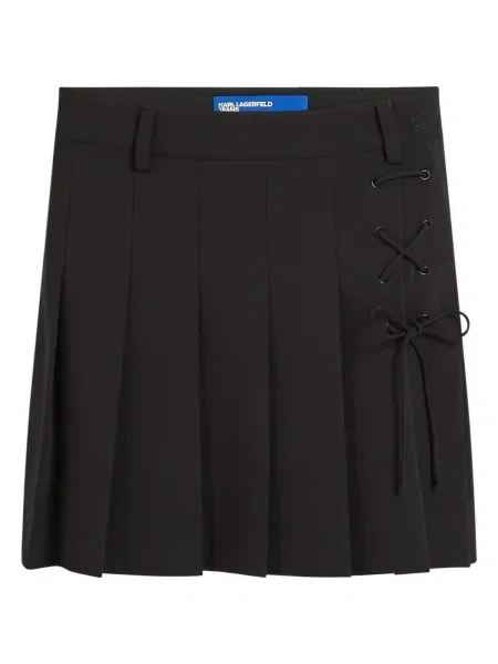Fusta plisata Karl Lagerfeld plisată negru