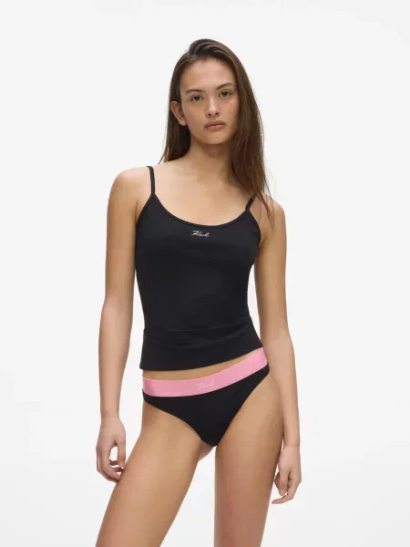 Karl Lagerfeld Tanga roz negru
