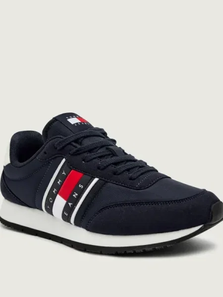 Tommy Jeans Sneakers Tjm Classic Runner Bleumarin