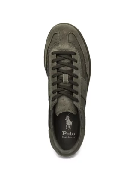 Καπιτονέ polo Polo Ralph Lauren με κέντημα σουέτ καφέ