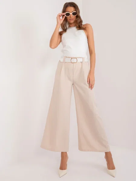 Pantaloni Fashionhunters bej