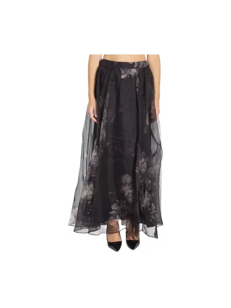 Spódnica midi Zimmermann tiulowa do kolan czarna