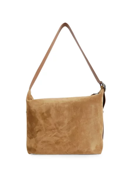 Geantă Loewe din piele de căprioară maro