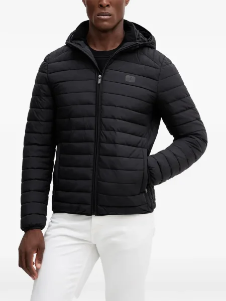 Geacă Trussardi cu glugă negru