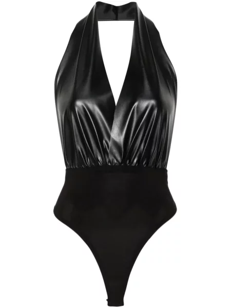 Bluzka Alchemy z dekoltem w serek czarna