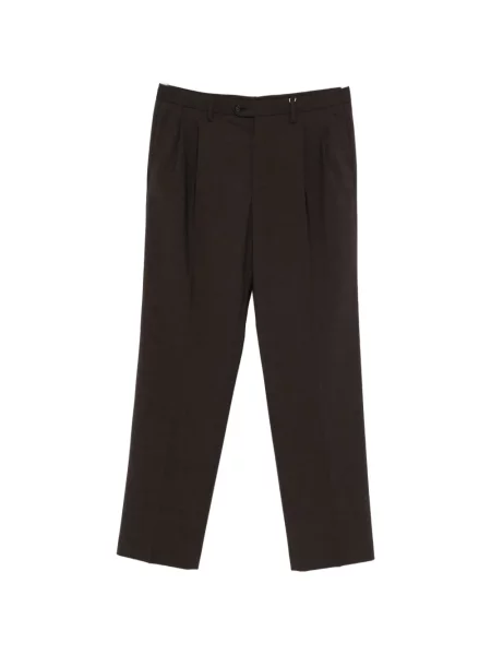 Pantaloni Mm6 Maison Margiela plisate maro