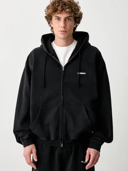 Vetements Classic Logo hanorac cu glugă din pentru bărbați