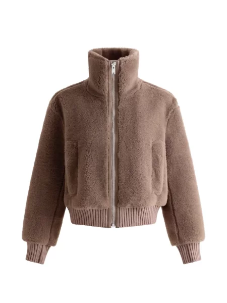 Geacă Fusalp din fleece maro