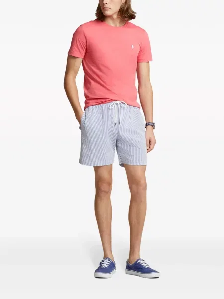 Lněná kšiltovka Polo Ralph Lauren růžová