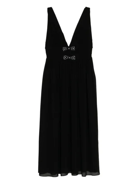 Rochie midi Cynthia Rowley până la genunchi de costum negru